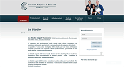 Desktop Screenshot of gmsavvocati.com